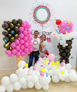 Balloons Decoration Ice Cream Decor By Luz Paz Decorations And Academy