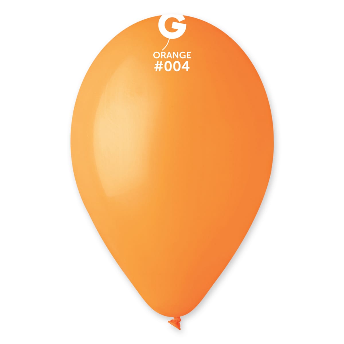 G110 004 Orange Standard Color 12 Balloons By Luz Paz Decorations And Academy