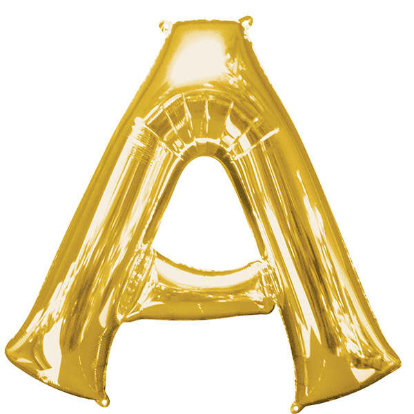 Letter A Gold – 7in