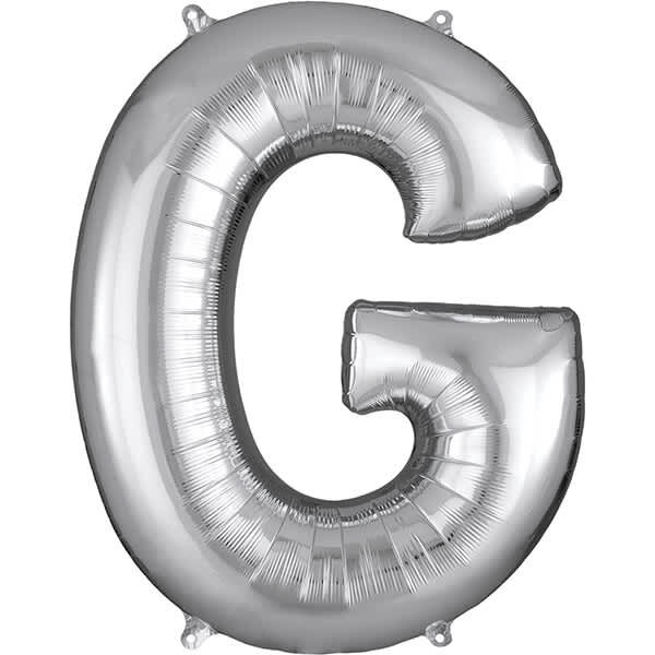 Letter G Silver – 7in