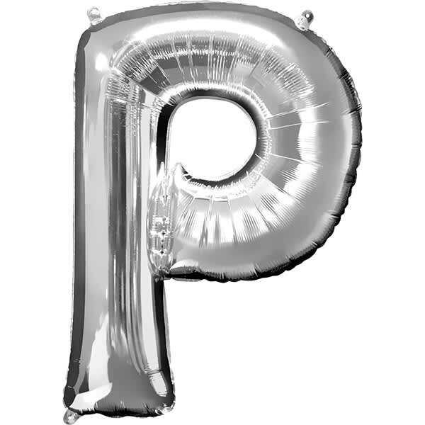 Letter P Silver – 7in