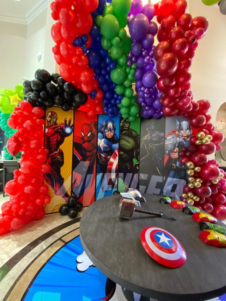 Balloons Decoration Avengers deluxe - Balloons By Luz Paz Decorations ...