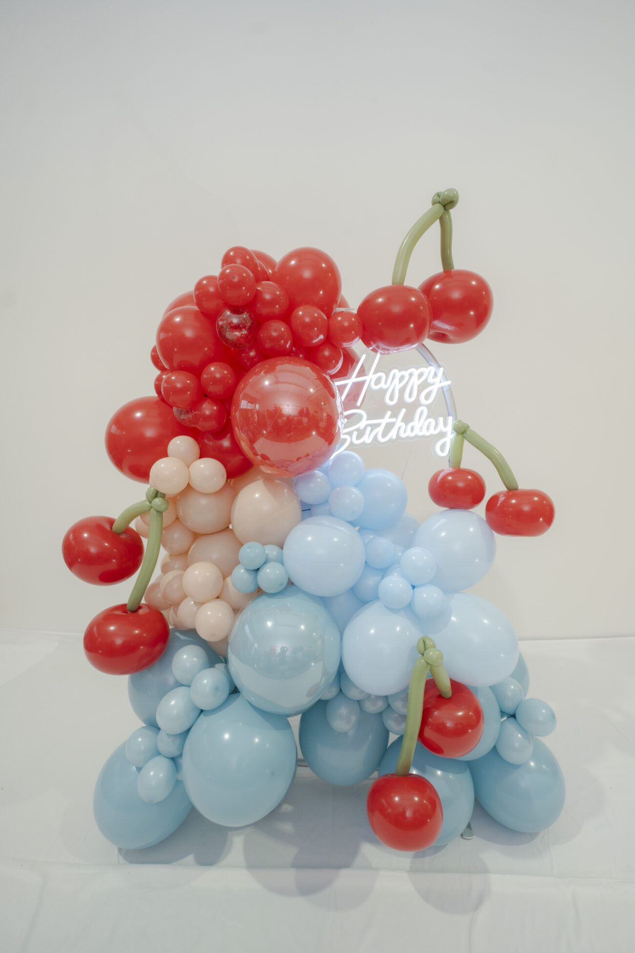 Cherry balloon bouquet