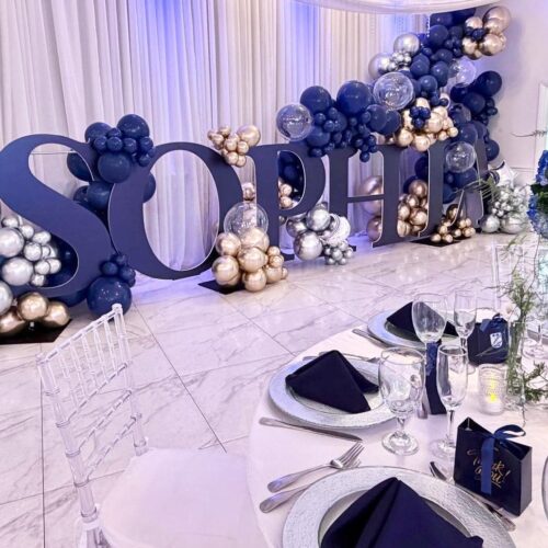 Sophisticated Signature Balloon Design