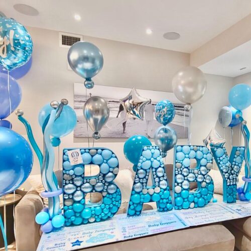 Welcome Baby Balloon Decoration Set – 8 ft