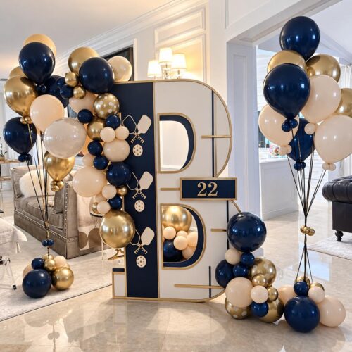 Happy Birthday Balloon Decor - Luz Paz Design