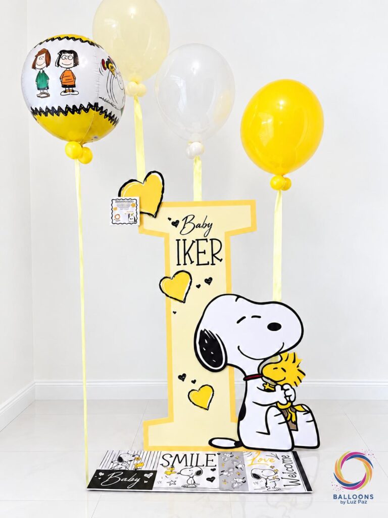 Welcome Baby Balloon Decoration - Luz Paz Design
