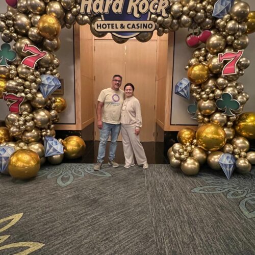 Hard Rock Corporate Balloon Arch